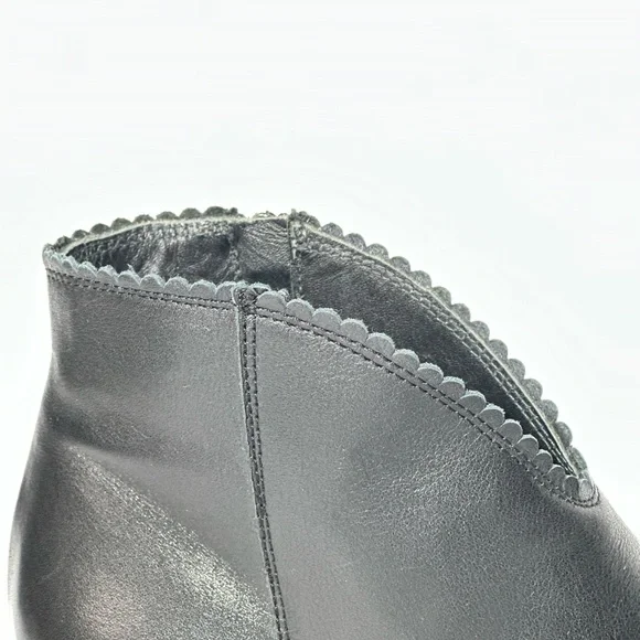 Javiera Booties Boots 2201 Studs Leather Ankle Boots Pointy Toe Heel Zip Spain - Picture 12 of 16